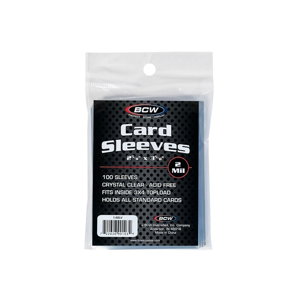 BCW Standard Card Sleeves (100 Sleeves Per Pack)