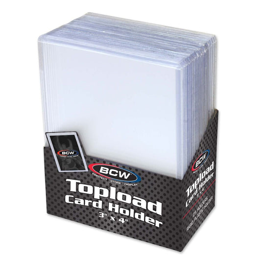 BCW Toploader - Standard (25 Holders Per Pack)