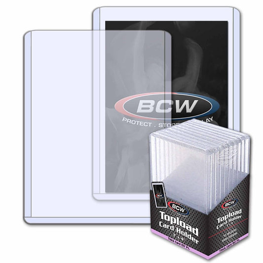 BCW Toploader - Thick Card 197 PT. (10 Holders Per Pack)