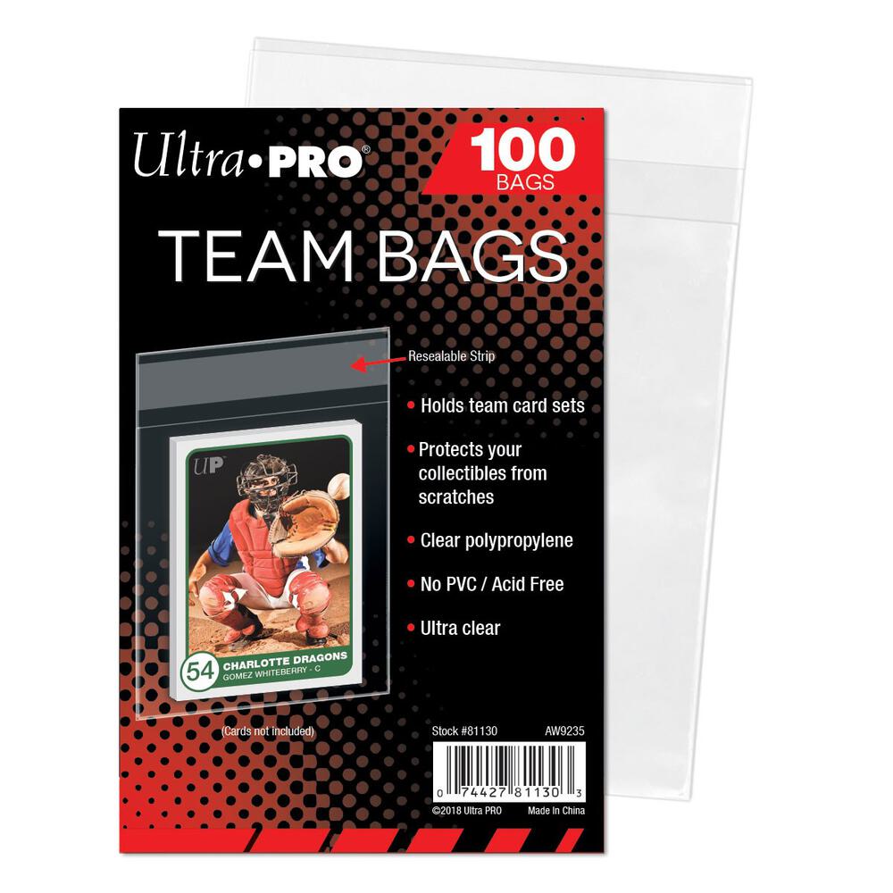 Ultra Pro Team Bags (100 Bags Per Pack)