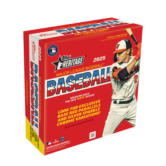 2025 Topps Heritage Baseball Mega Box